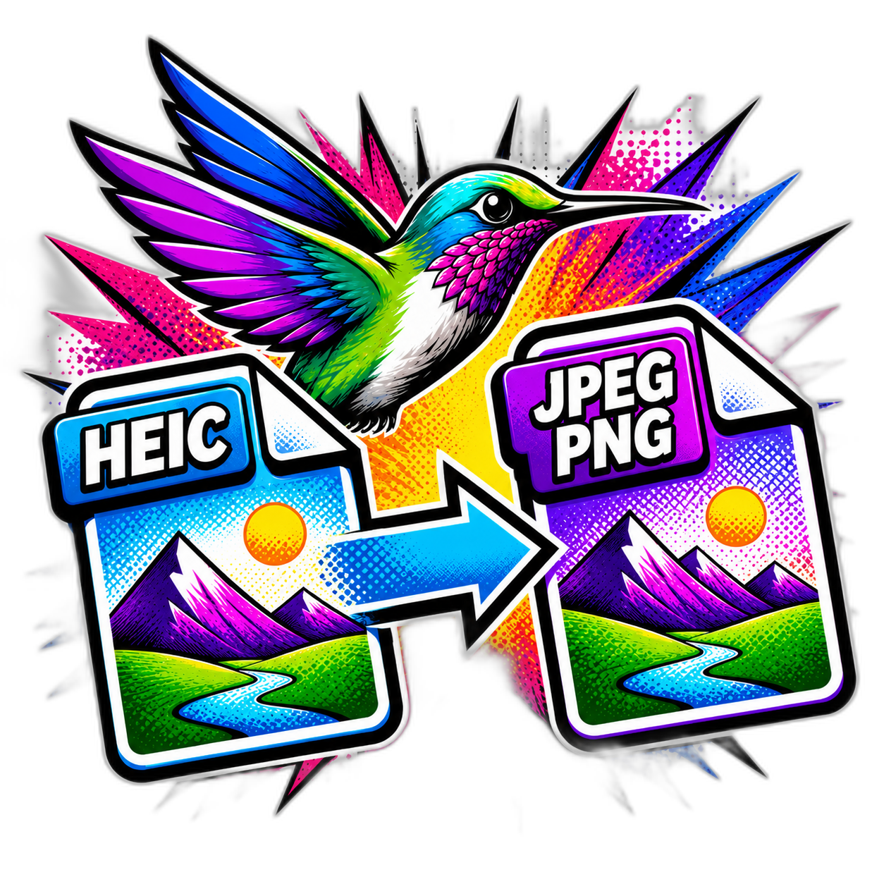 Convert HEIC icon
