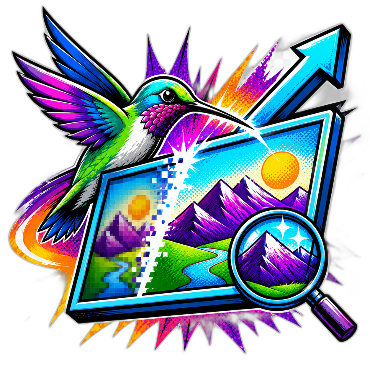 Upscale Image icon